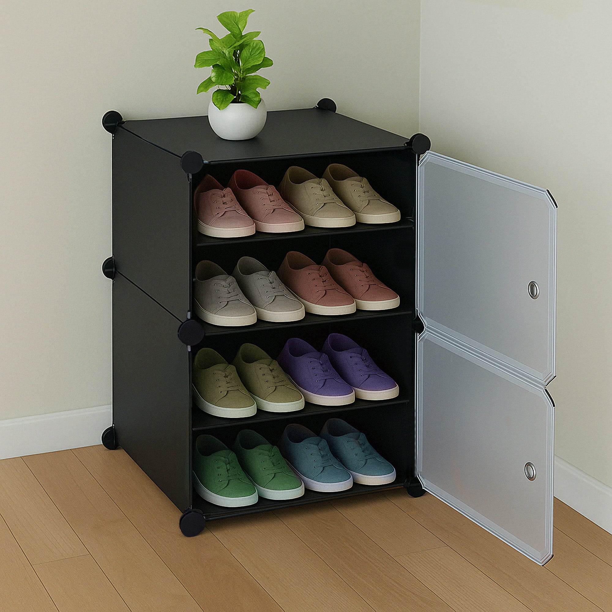 ALOXE 4 Layer Shoes Rack