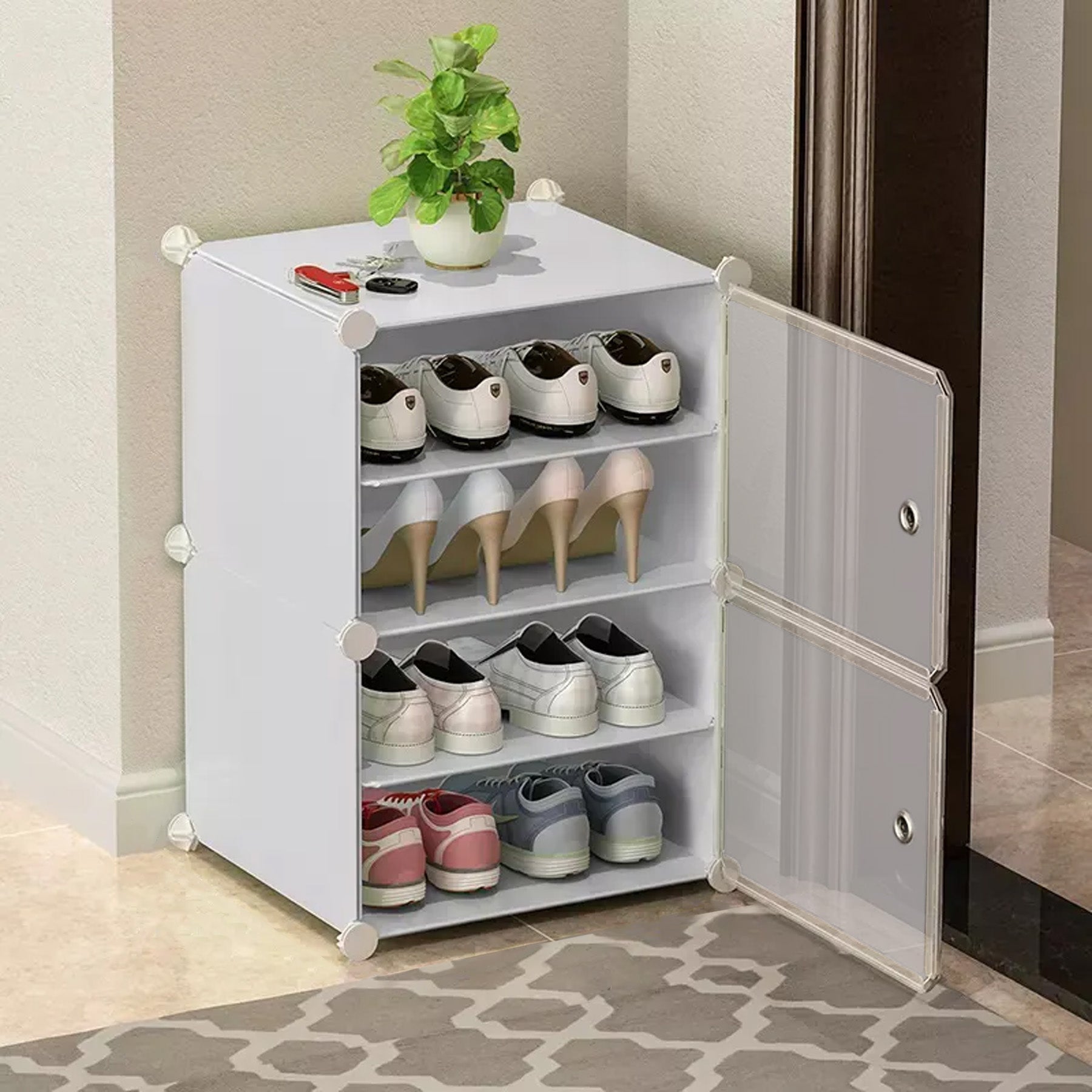 ALOXE 4 Layer Shoes Rack