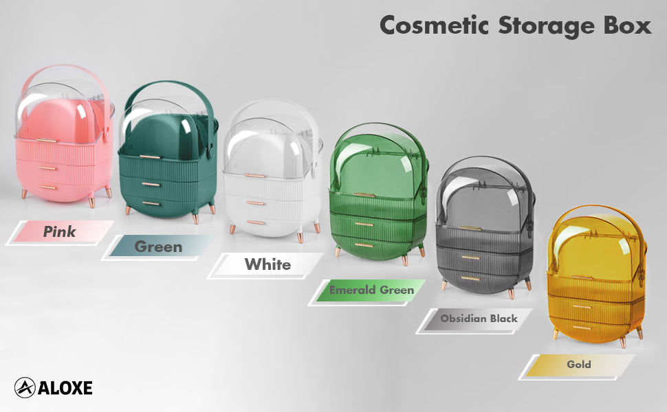 ALOXE Cute Cosmetic Organizer Box