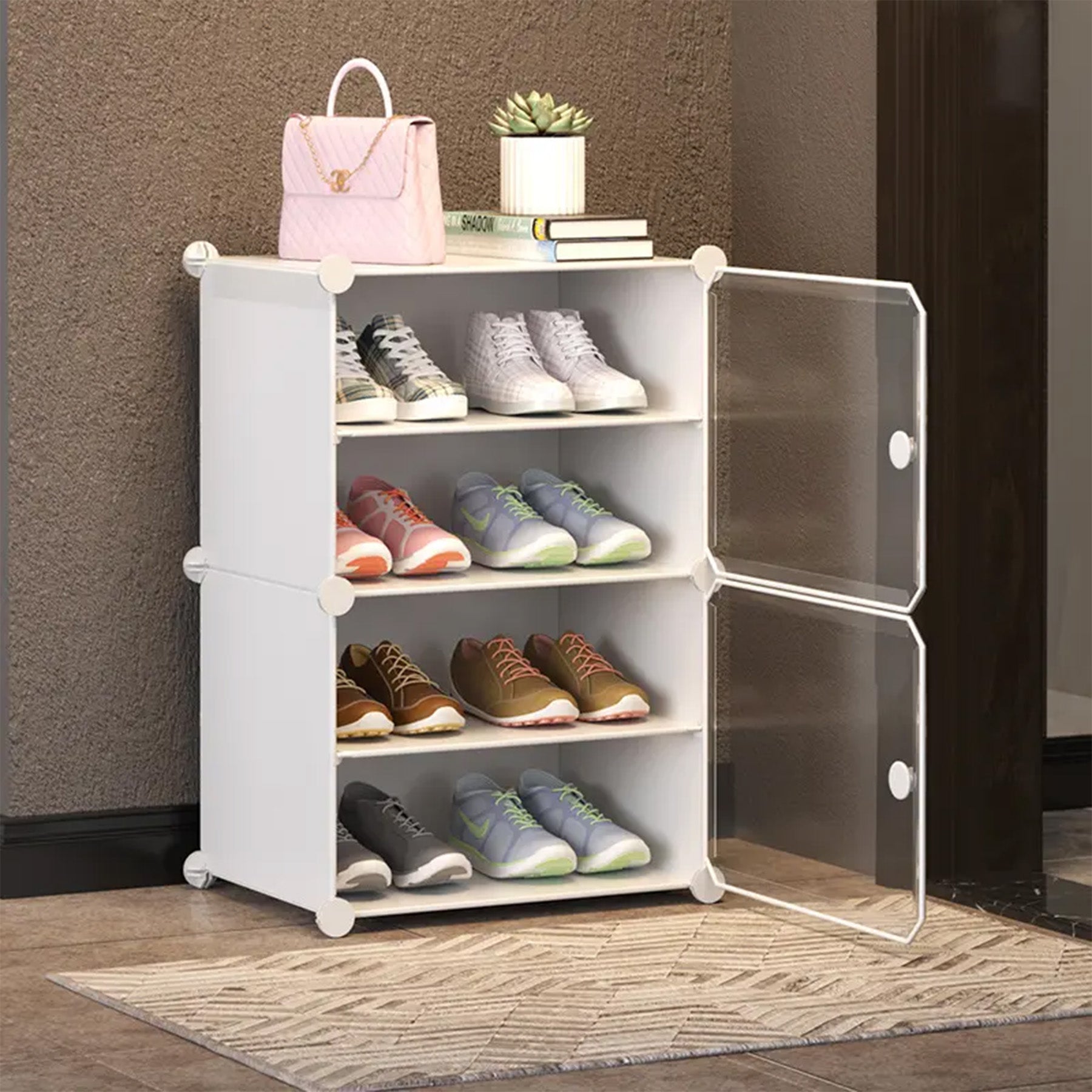 ALOXE 4 Layer Shoes Rack