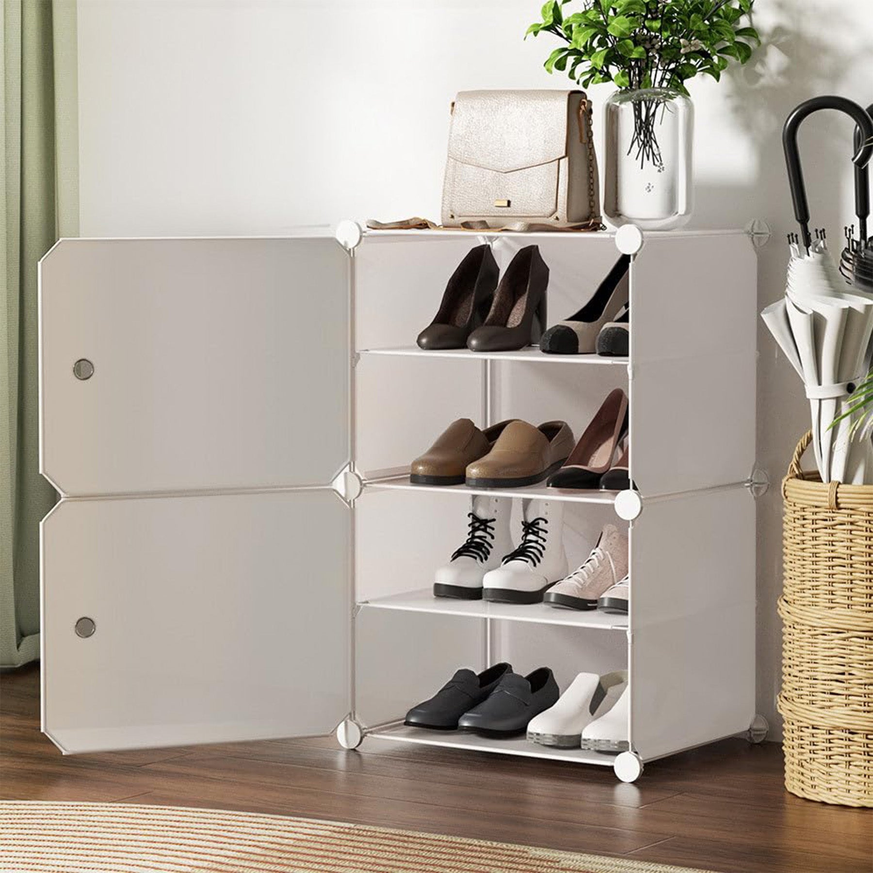 ALOXE 4 Layer Shoes Rack