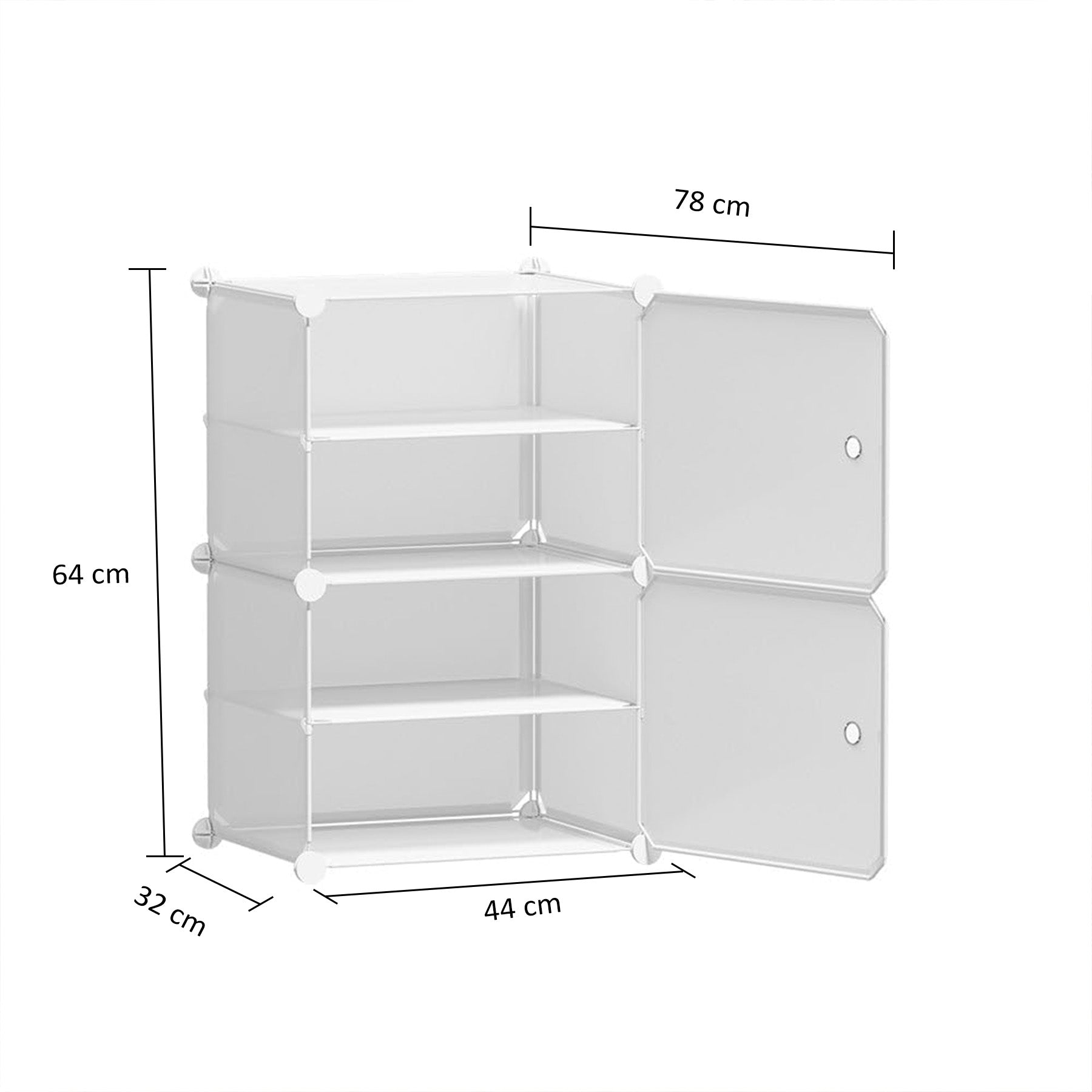 ALOXE 4 Layer Shoes Rack