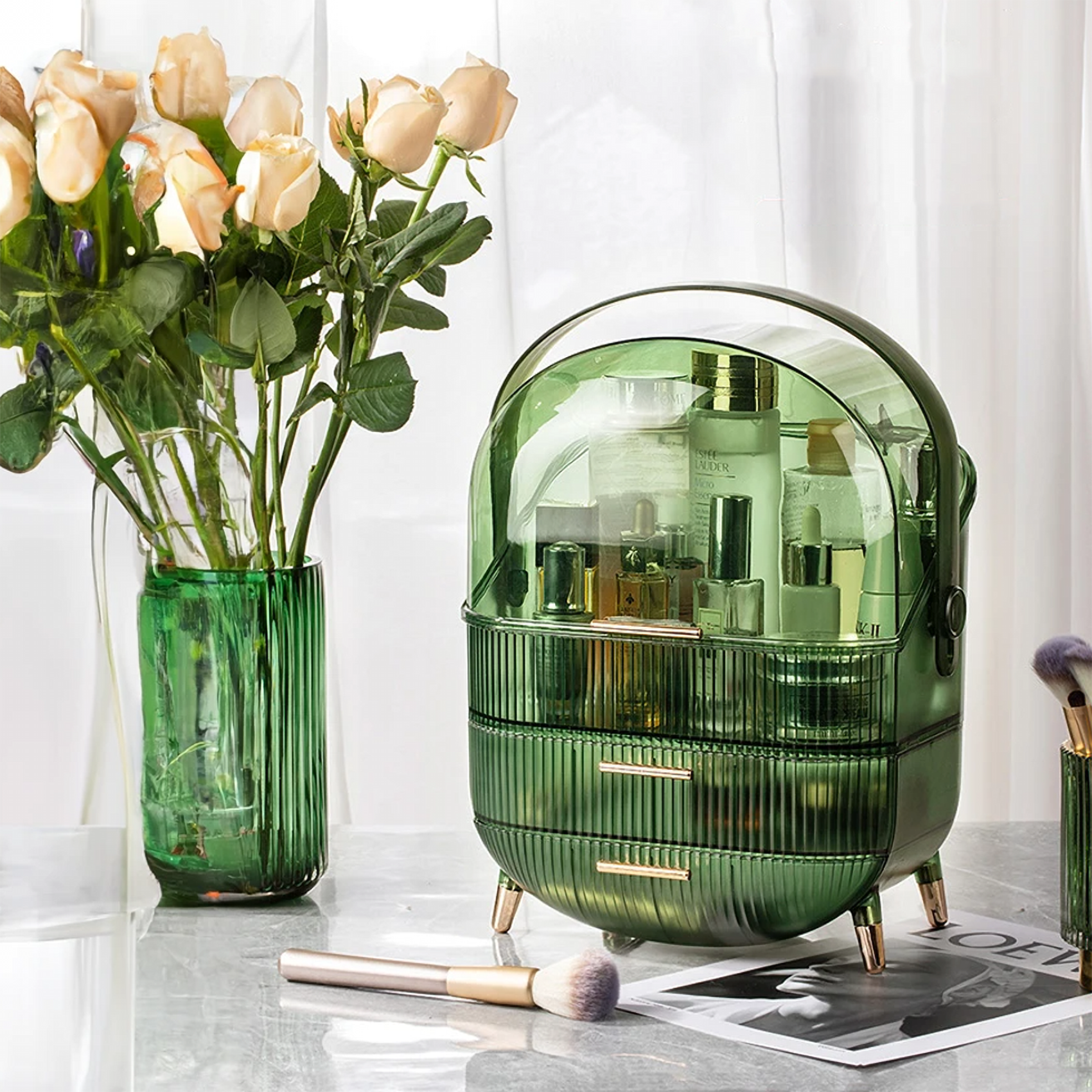 ALOXE Cute  Cosmetic and Skincare Organizer Box