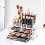 ALOXE Acrylic Cosmetic and Makeup Organizer: Efficient Drawer Storage with Lipstick Organizer
