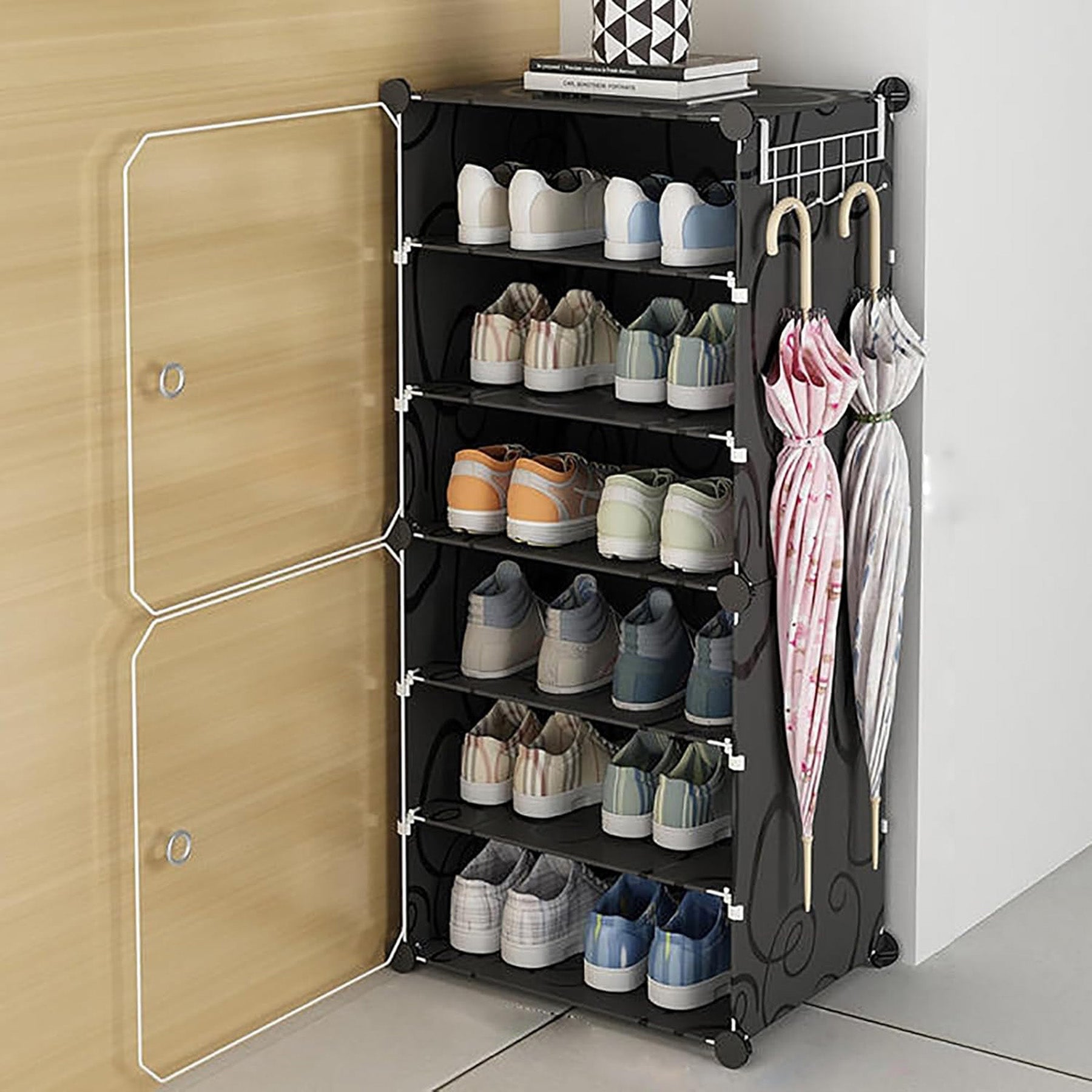 ALOXE 6-Layer Shoe Rack