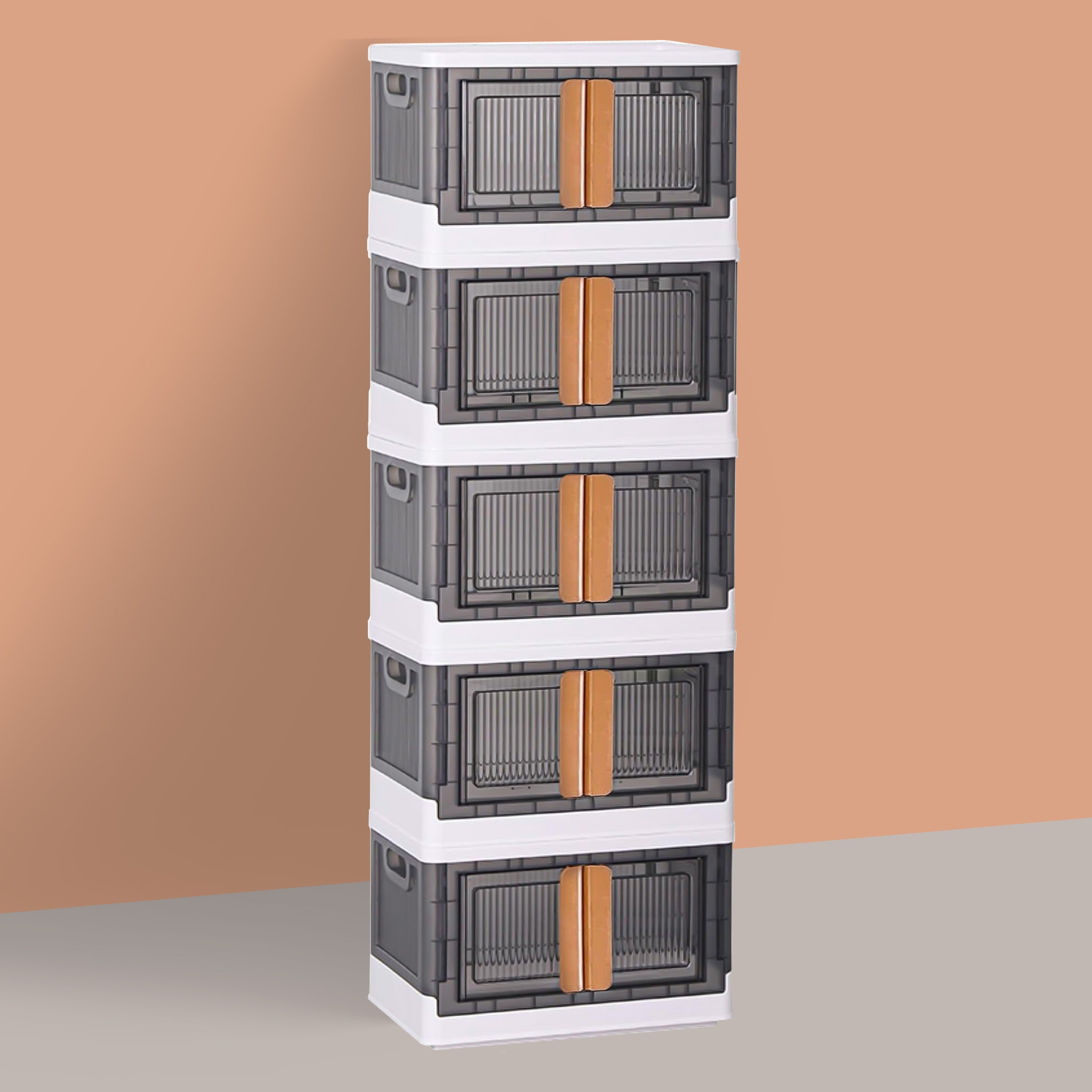 ALOXE Plastic Foldable Cupboard
