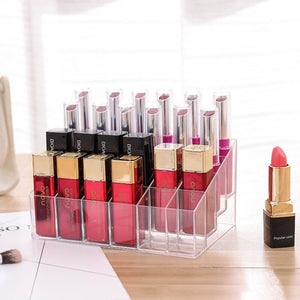 ALOXE Lipsticks Organizer Lipstick Organizer Box and Lipstick Holder for Lip Gloss, Lipstick Tubes
