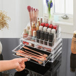 ALOXE Acrylic Cosmetic and Makeup Organizer: Efficient Drawer Storage with Lipstick Organizer