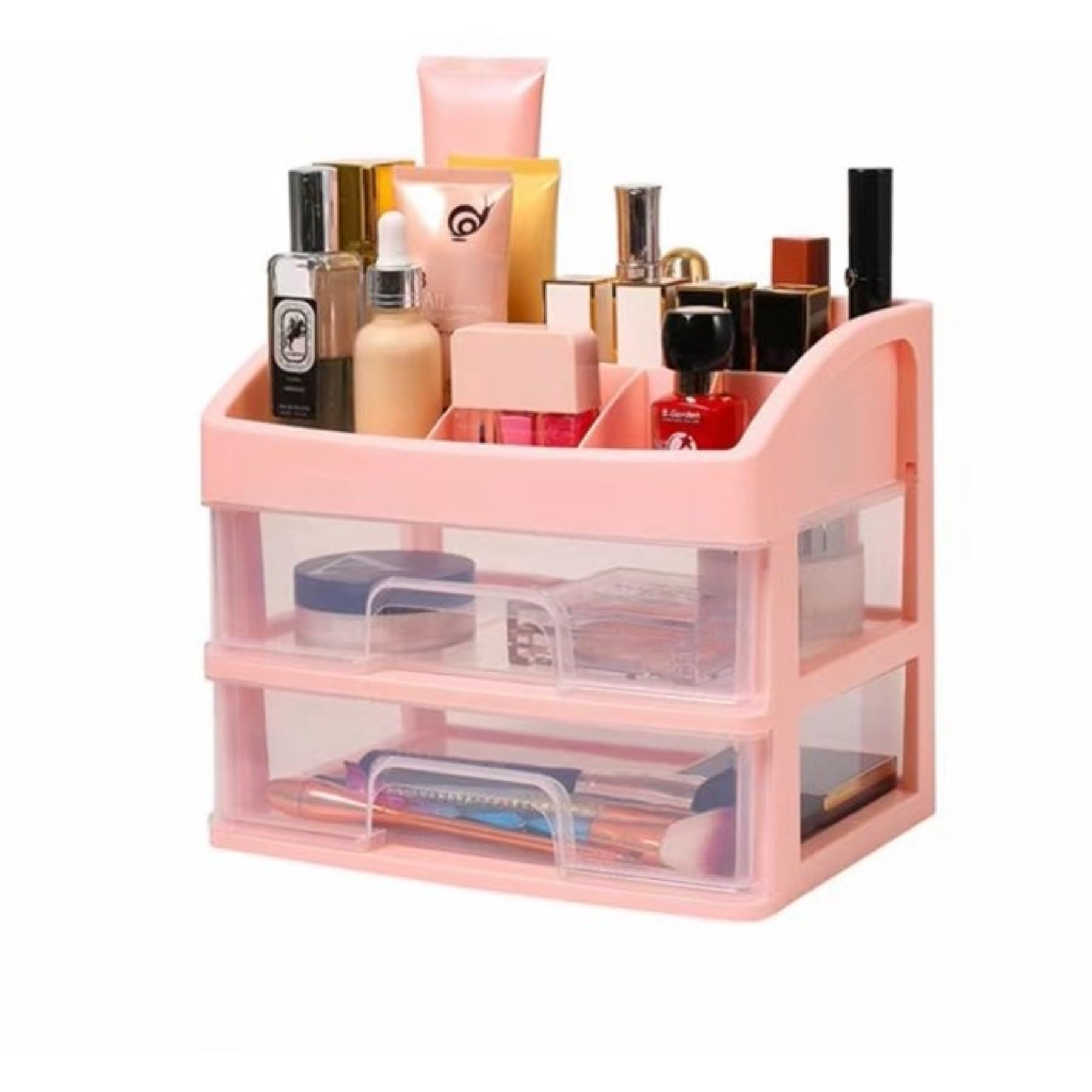 ALOXE Makeup Organiser Cosmetic Organisers Storage Box Drawers Plastic Cosmetic Organizer| Make Up Organiser For Women