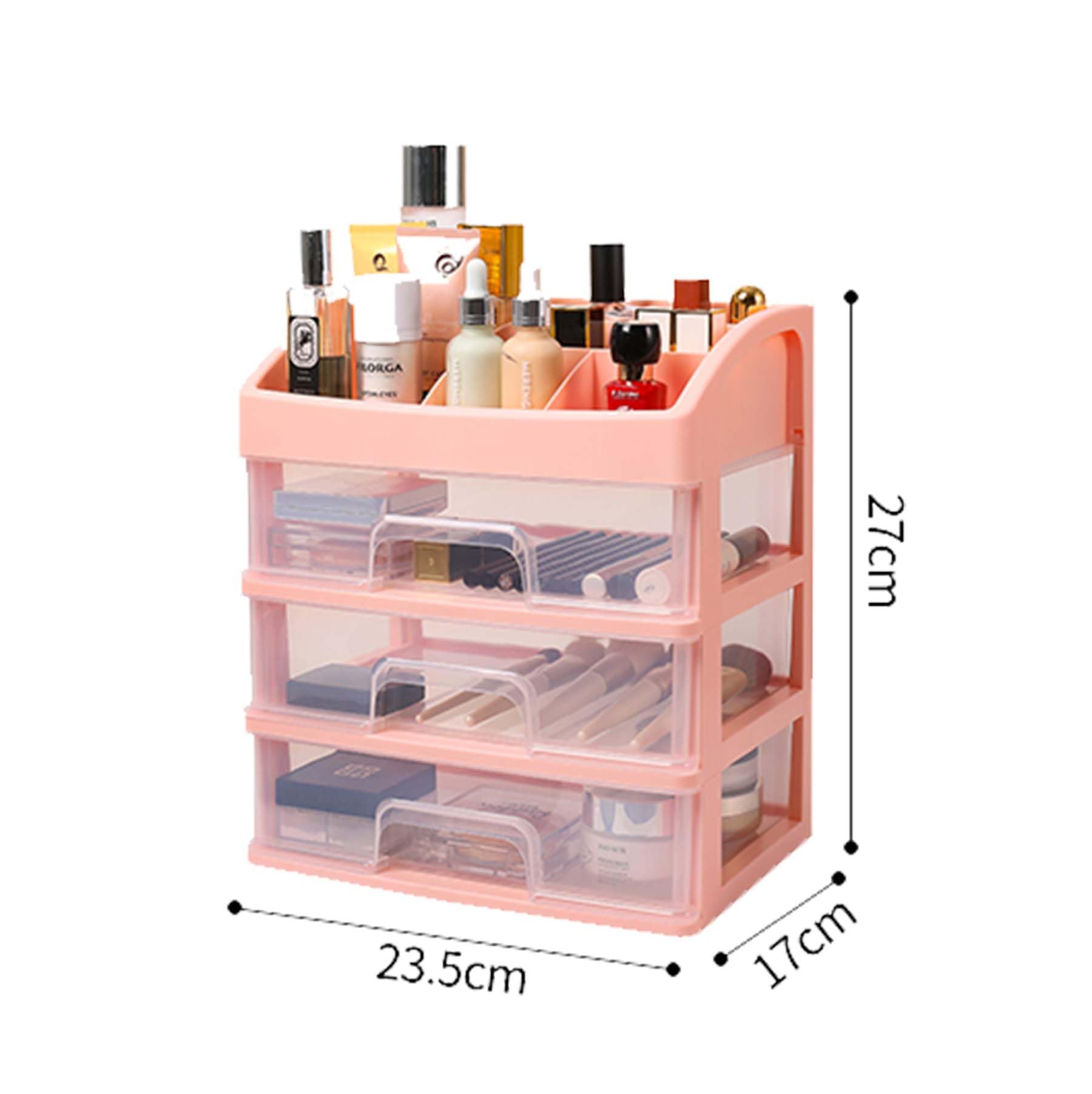 ALOXE Makeup Organiser Cosmetic Organisers Storage Box Drawers Plastic Cosmetic Organizer| Make Up Organiser For Women