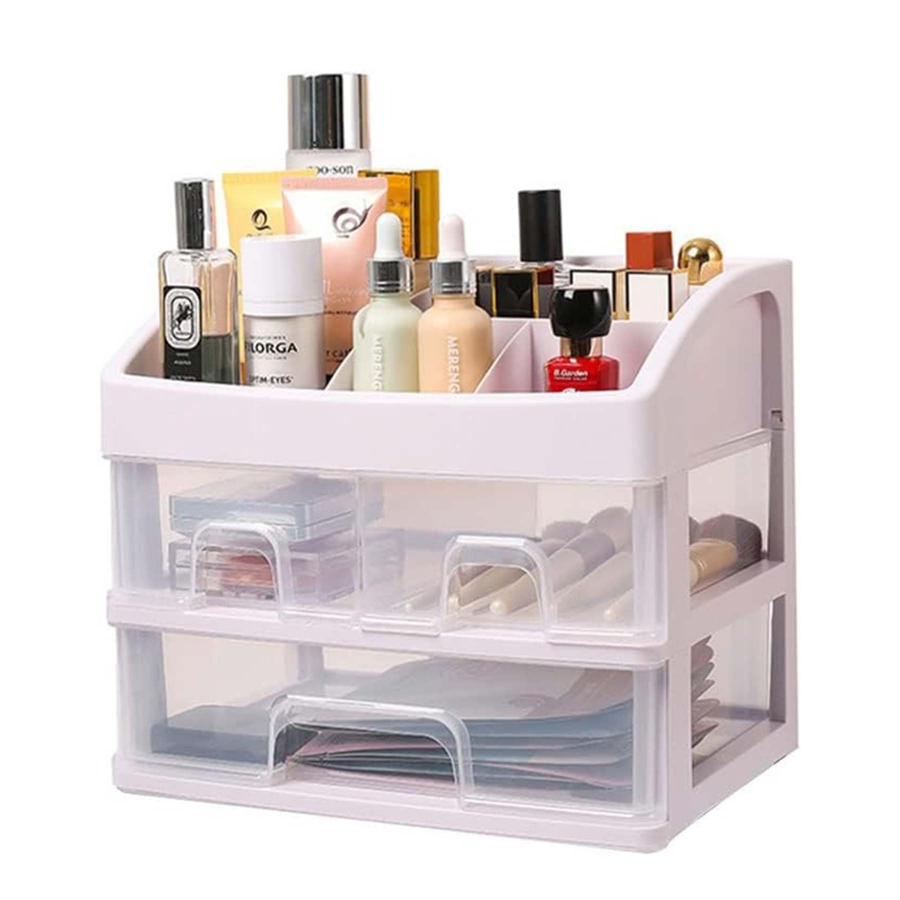 ALOXE Makeup Organiser Cosmetic Organisers Storage Box Drawers Plastic Cosmetic Organizer| Make Up Organiser For Women