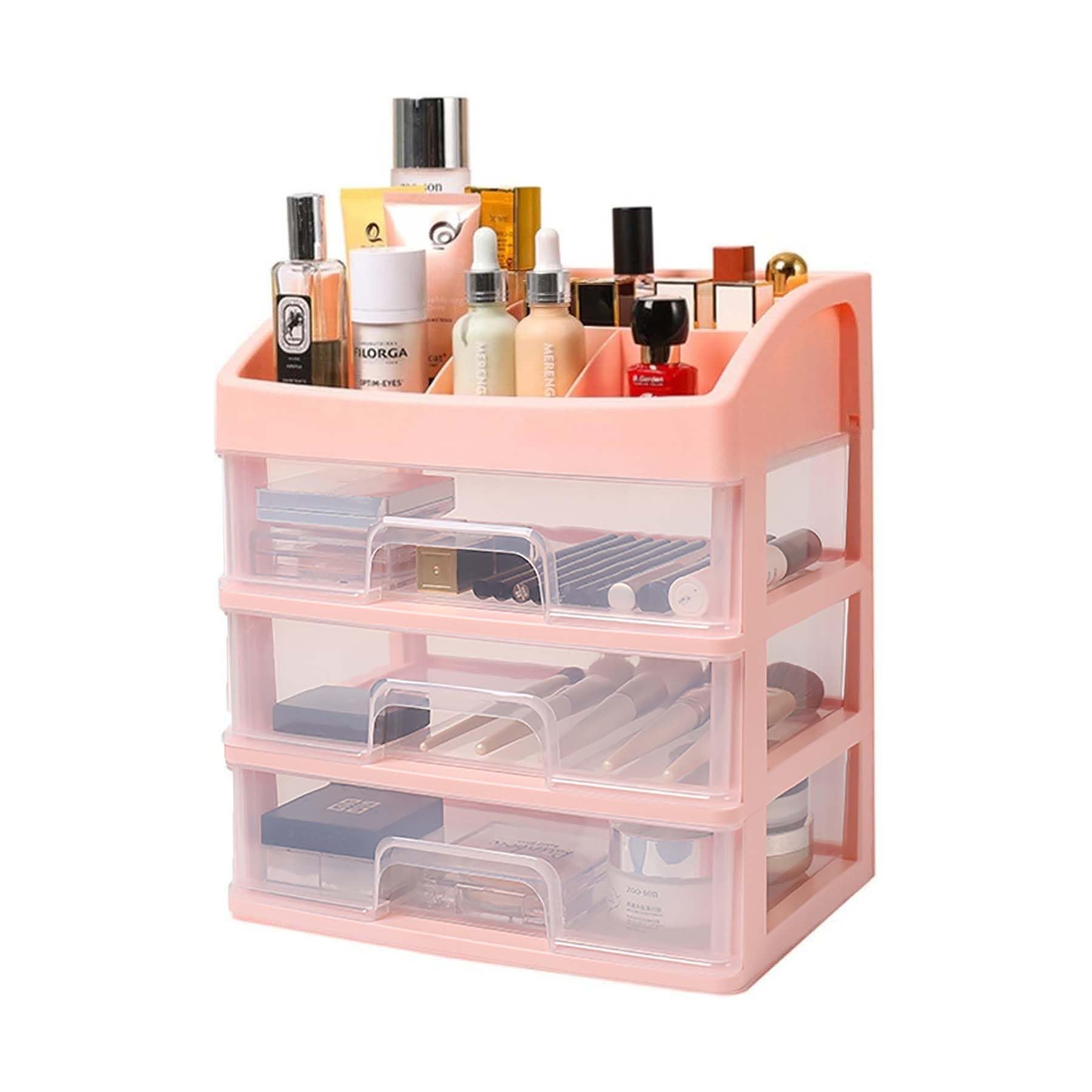 ALOXE Makeup Organiser Cosmetic Organisers Storage Box Drawers Plastic Cosmetic Organizer| Make Up Organiser For Women