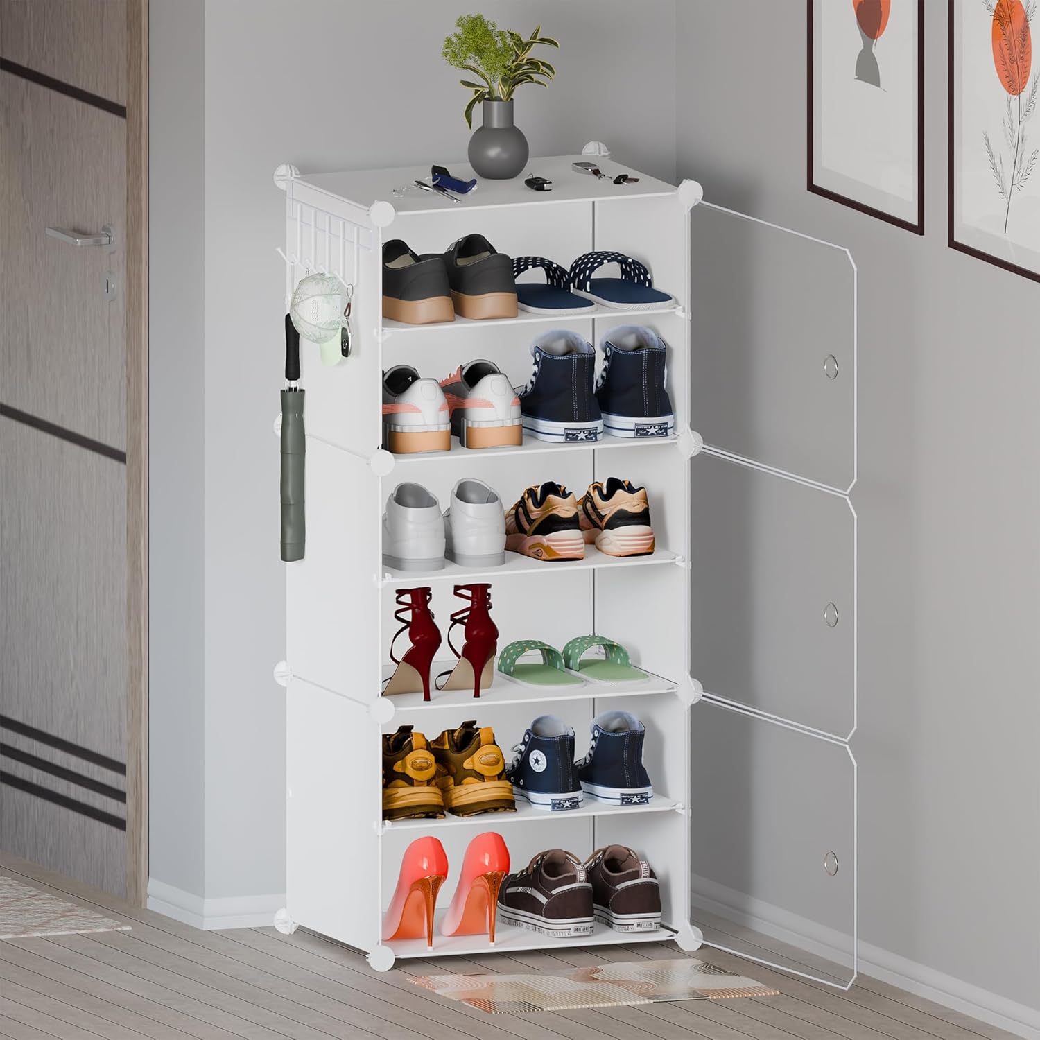 ALOXE 6-Layer Shoe Rack