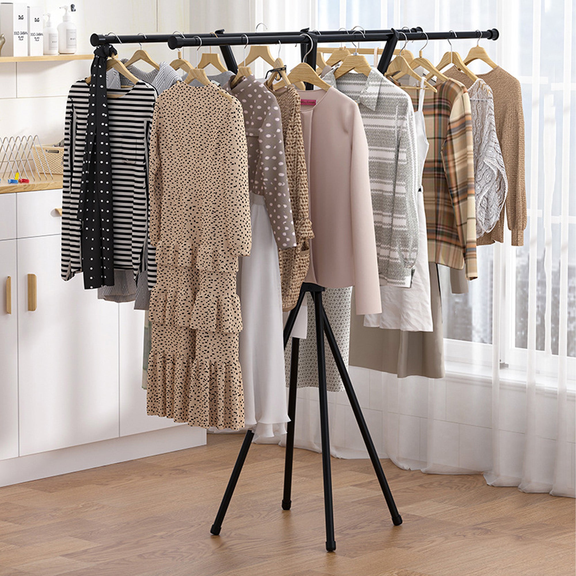 ALOXE Foldable Cloth Drying Stand