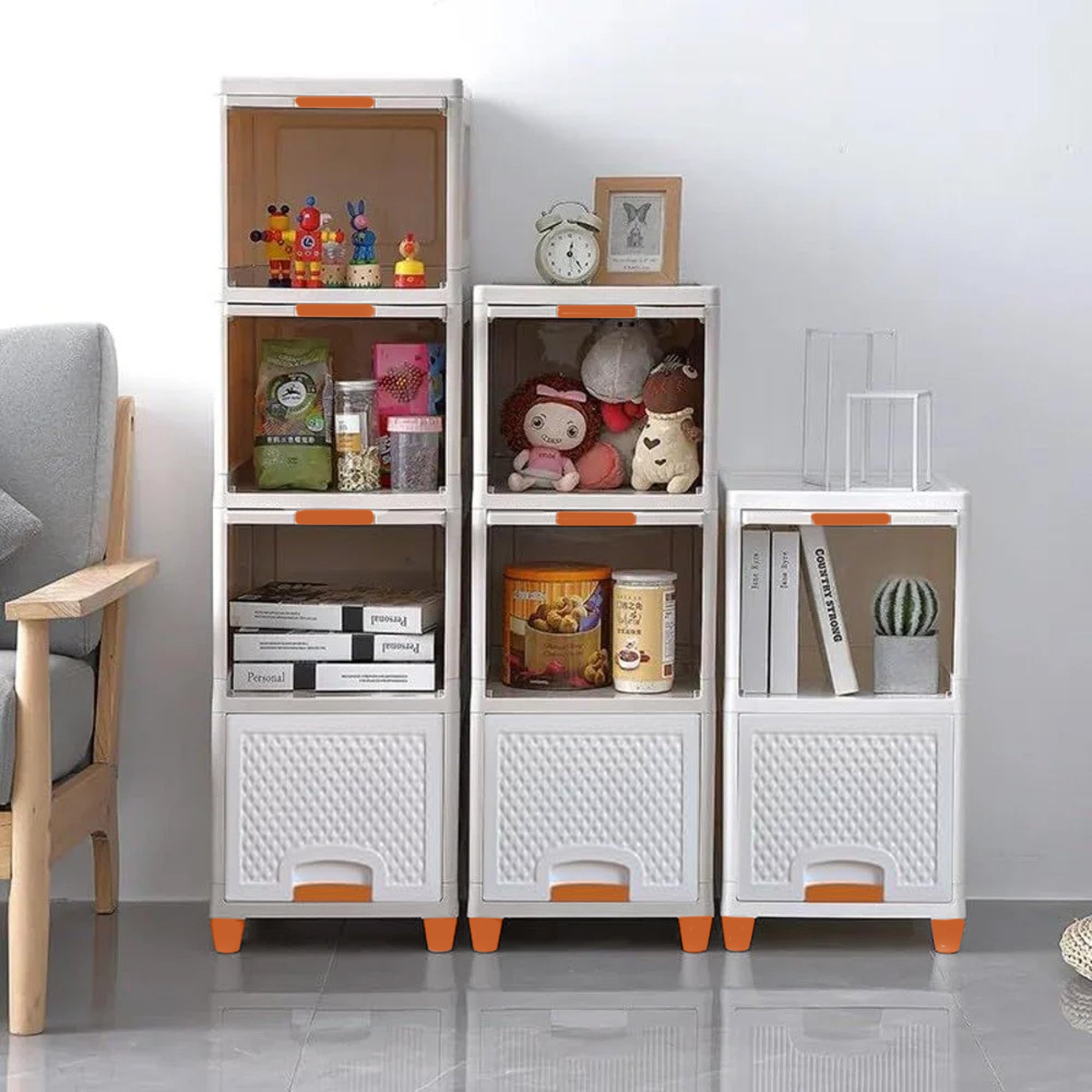 ALOXE Plastic Storage Cabinet