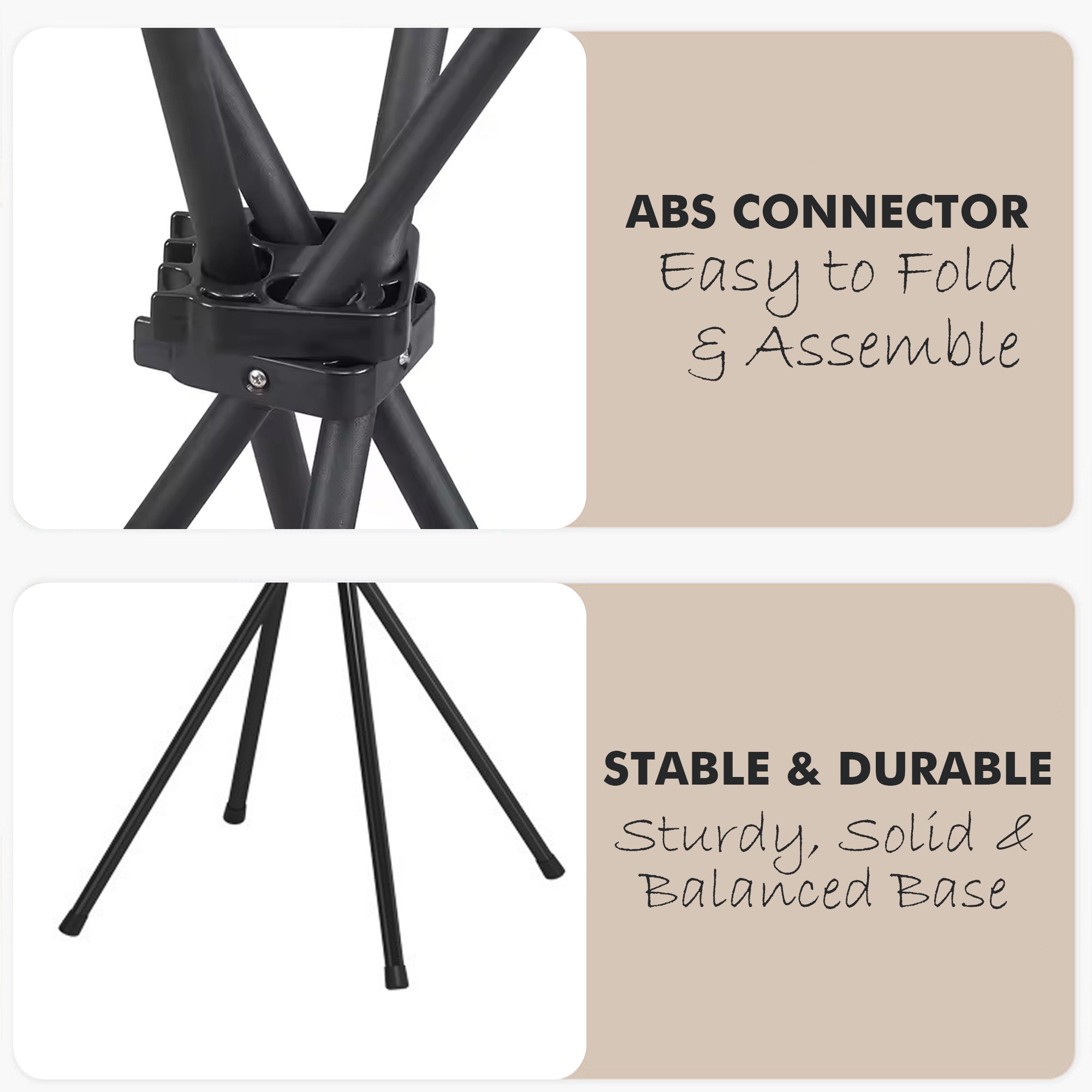 ALOXE Foldable Cloth Drying Stand