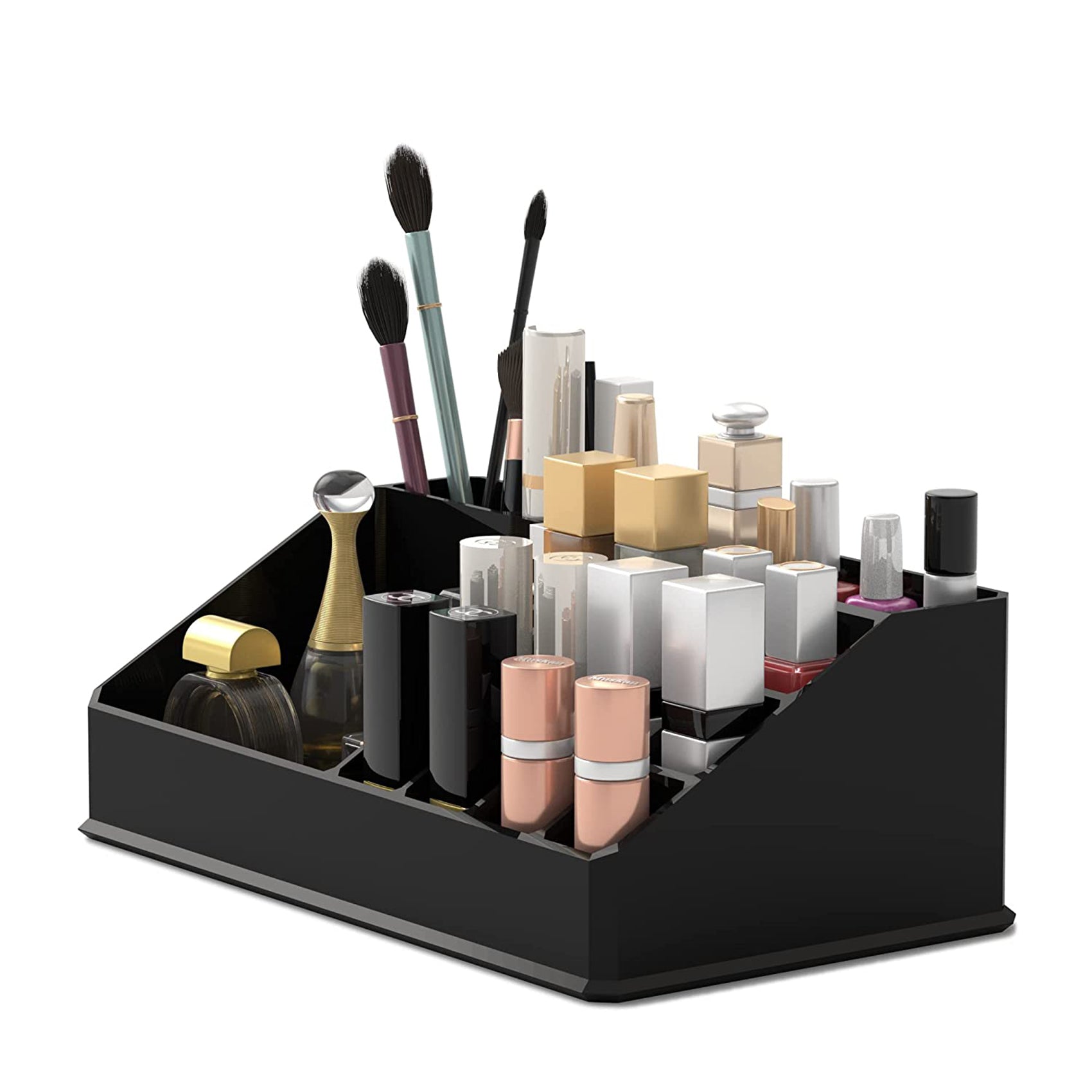 ALOXE Acrylic Cosmetic and Makeup Organizer: Lipstick Organizer Holder for Efficient Makeup Storage